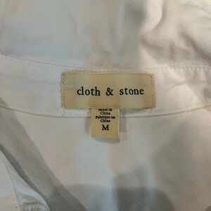 Cloth & Stone Cream Tencel Top